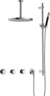Hotbath Cobber X 70 douche inbouwset chroom