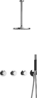 Hotbath Cobber X 70 douche inbouwset chroom