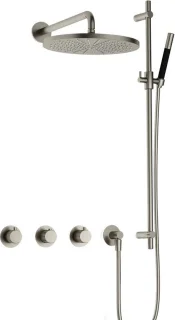 Hotbath Cobber X 70 Douche-inbouwset geborsteld nikkel