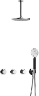 Hotbath Cobber X CX7067 Inbouw regendoucheset Chroom
