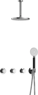 Hotbath Cobber X thermostatische douche-inbouwset 70 chroom