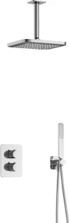 Hotbath Gal thermostatische douche inbouwset chroom