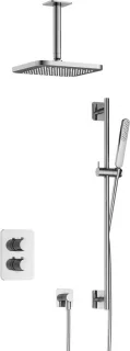 Hotbath Gal thermostatische inbouw doucheset, chroom