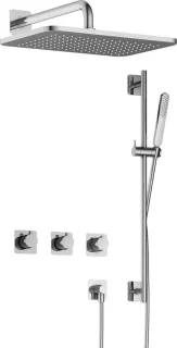 Hotbath Gal thermostatische inbouwdoucheset chroom