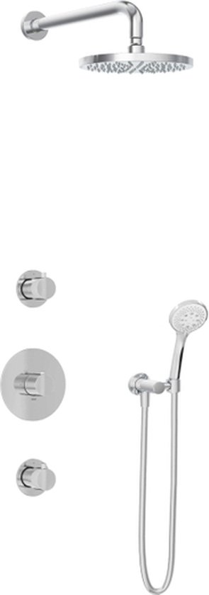 Hotbath Get Together Doucheset 20 cm Chroom