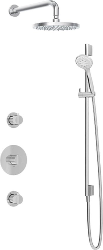 Hotbath Get Together Doucheset 20 cm Chroom
