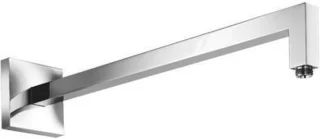 Hotbath Mate wandarm 35cm vierkant nikkel geborsteld