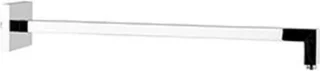Hotbath Mate wandarm 35cm vierkant nikkel geborsteld