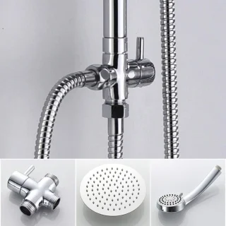 Ibergrif M20702 Douchesysteem Chroom Zilver