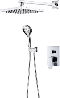 Inbouw doucheset messing chroom