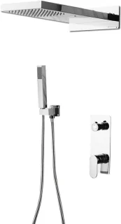 Inbouw doucheset regendouche met handdouche