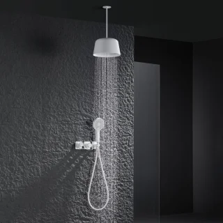 Inbouw doucheset wandmontage messing mengventiel chroom