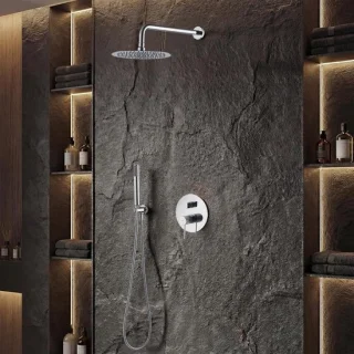 Inbouw Douchezuil Douche Set Chroom