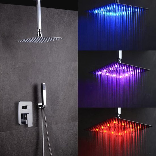 Inbouw LED Douchesysteem Regendouche