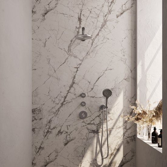 Inbouw Regendouche Set 20 cm Douchekop en Handdouche