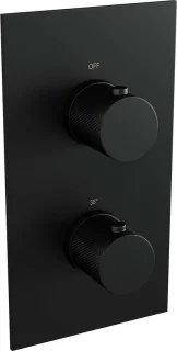 Inbouw regendouche set 35 mat zwart