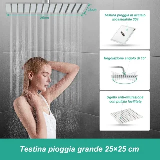 Inbouw Regendouche Set - Vierkante Douchekop