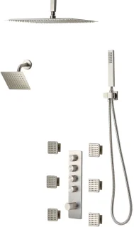 Inbouw regendoucheset