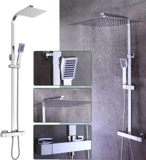 Inbouw Thermostaat Regendoucheset
