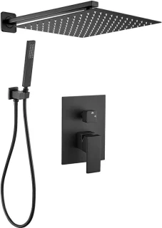 Inbouwdouche set Mkaynak zwart