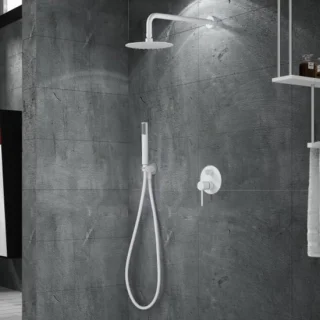 Inbouwdouche systeem douche set wit