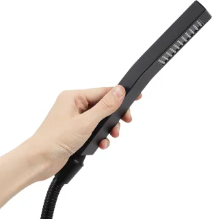 Inbouwdoucheset 30 cm Zwart