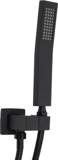 Inbouwdoucheset 30 cm Zwart