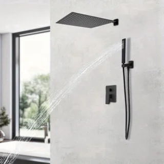 Inbouwdoucheset met regendouche en handdouche