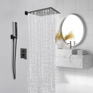 Inbouwdoucheset met regendouche en handdouche