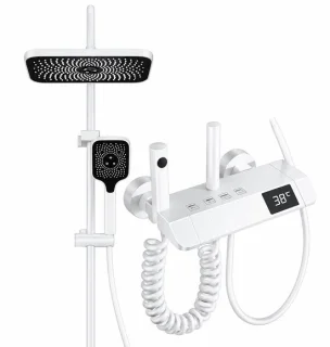 Innovastore doucheset - regendouche - handdouche - thermostaatkraan - wit