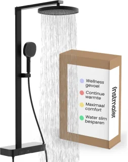 instmaier Cleo Regendouche thermostaat Zwart mat review