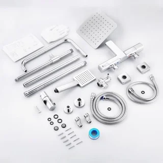 iVIGA Douchesysteem met thermostaat - Complete set
