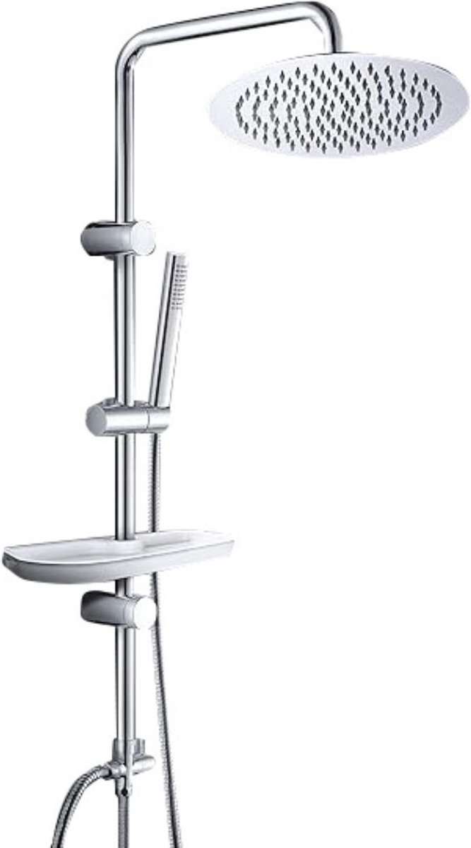 De JMZR Regendouchekop RVS zonder kraan in één oogopslag