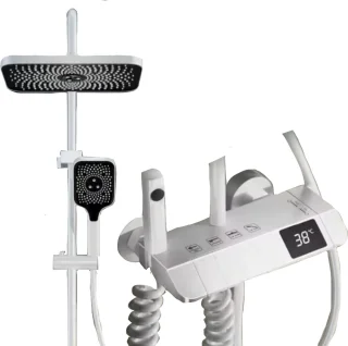 J&R Design Douchekraan Wit Thermostatisch