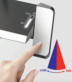 J&R Design Douchekraan Wit Thermostatisch
