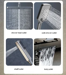 J&R Design Douchekraan Wit Thermostatisch