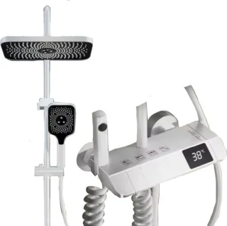 J&R Design Douchekraan Wit Thermostatisch