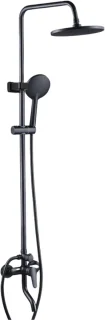 Kaëru Rain Shower Set Matt Black