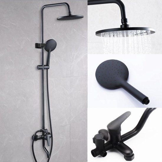 Kaëru Rain Shower Set Matt Black review
