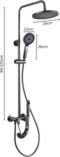 Kaëru Regendouche Set Gunmetal 90-120 cm