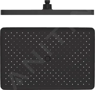 kielle Vega Hoofddouche 360x240 mm mat zwart 20118SE4