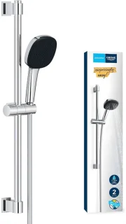 KIRA® regendouche chroom 14 x 11 x 60 cm