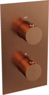 Koperen Regendouche Set 26 cm met Thermostaat en Handdouche