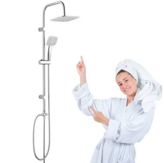 Kuchinox ONDO Regendouche Set Vierkant Chroom