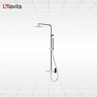 LAVITA AQUILA Glijstang Doucheset Chroom