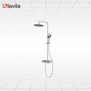 LAVITA CETUS Thermostatische Doucheset met Hand- en Regendouche Chroom