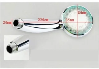 Led-douchekop - Regendouchekop - Zilver
