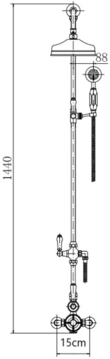 Wat vinden we goed aan de Lefroy Brooks TF310615 Doucheset Chroom