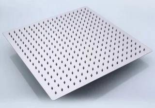 Leonova® Regendoucheset 30x30cm RVS/Messing Thermostaatkraan