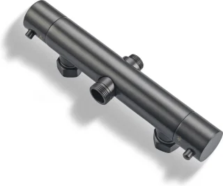 LOMAZOO LYNN Regendouche met Thermostaatkraan Gun Metal